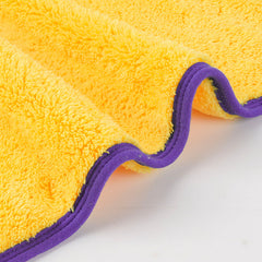 Ultra-Absorbent Microfiber Dog Bathrobe – Quick-Dry Pet Towel with Adjustable Waist for Small to Large Dogs & Cats