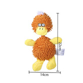 Interactive Squeaky Plush Dog Toy - Durable Soft Chew Toy for Puppies & Small Breeds - Calming Boredom Relief Toy for Corgis & Small Dogs