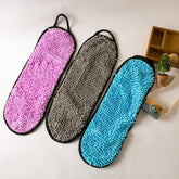 Quick-Dry Microfiber Pet Bath Towel - Ultra-Absorbent Dog & Cat Drying Robe with Hand Pockets for Easy Grooming