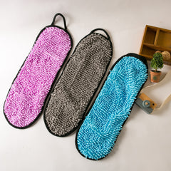 Quick-Dry Microfiber Pet Bath Towel - Ultra-Absorbent Dog & Cat Drying Robe with Hand Pockets for Easy Grooming