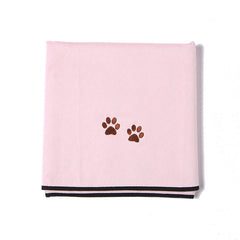 Super Absorbent Microfiber Pet Towel - Quick-Dry Dog Bath Blanket for Grooming & Travel (Large)