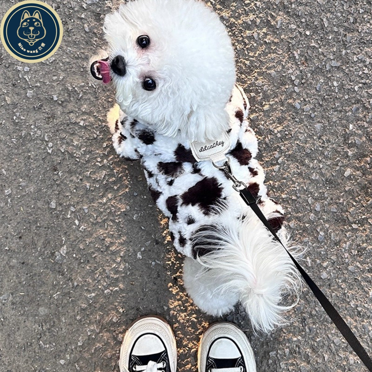 Tony Bear Series Padded Pet Vest - Thickened Autumn & Winter Sleeveless Parka for Schnauzers, Teddy Poodles, and Bichon Frise